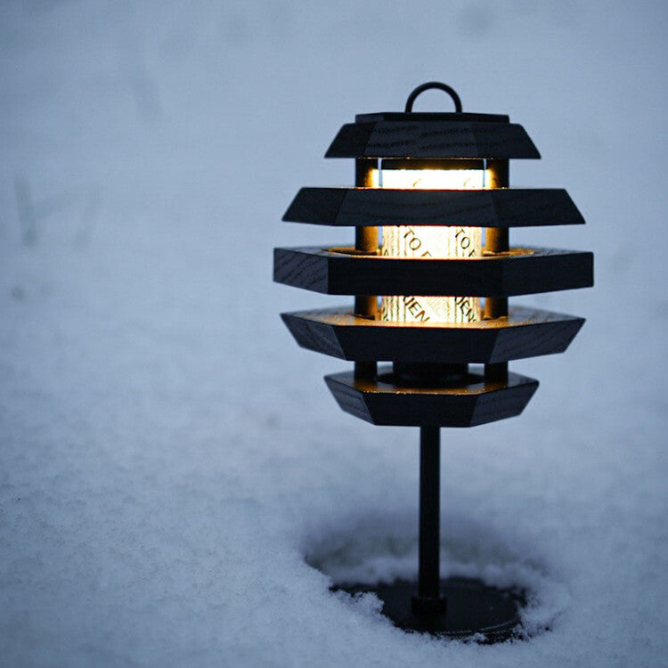 BRICKS LANTERN SHADE - BLACK