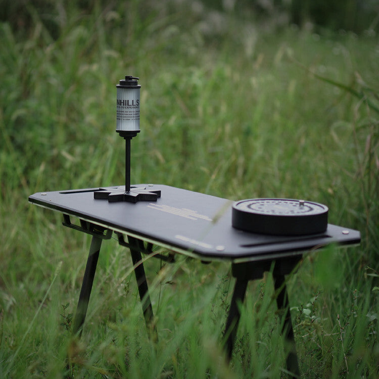 BLACK SIDE TABLE 2 LAYER
