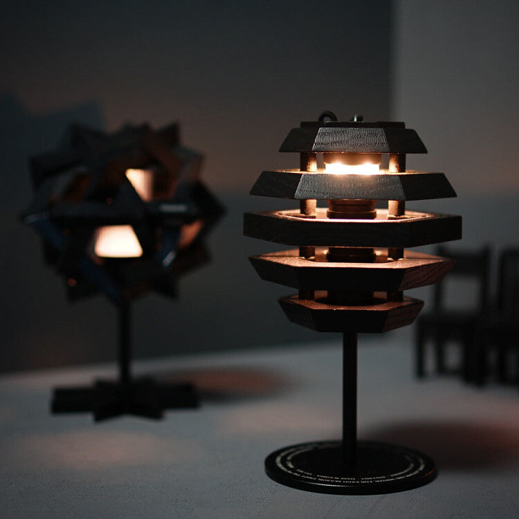 BRICKS LANTERN SHADE - BLACK